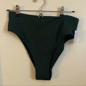 Lulu lemon high waisted swim bottom, size large.